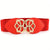 Wide Elastic Belt for Women with Decorative Buckle