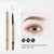Double-Ended Waterproof Eyebrow Pencil with Brush Makeup Tool