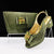 Glam Leopard Print High Heel Shoe and Bag Set with Rhinestone Decor