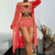 Women's Geometric Print High-Waisted 3-Piece Swimsuit Set