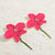 Women's Oversized Enamel Flower Design Dangle Earrings