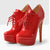 Head-turning Glossy Lace-Up Platform Stiletto Ankle Boots for Women