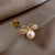Exquisite Heart-Shaped Pearl Rhinestone Brooch Pins