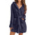 Fuzzy Plush Hoodie Women's Bathrobe for Cozy Lounge