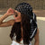 Polka Dot Print Square Head Scarf for Women’s Fashion Statement