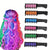 6 Piece Washable Hair Dye Set for Easy DIY Temporary Hair Color