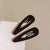 Set of Two Soft Velvet Hair Clips for Women's Stylish Hairstyles