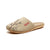 Cozy Embroidered Flower Indoor Slippers with Non-slip Sole