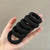 Set of 6 Wide & Thick Solid Color Elastic Hair Ties