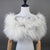 Women's Luxury Faux Fur Shawl Elegant Winter Fashion Accessory