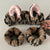 3pcs/set Cute Plush Cat Ear Wash Up Headband for Women