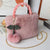 Faux Fur Shoulder Crossbody Bag with Cute Cherry-shaped Charm