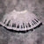 Music-Inspired Black and White Piano Keyboard Skirt
