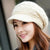Women's Braided Baggy Knit Crochet Beanie Hat for Winter