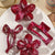 4Pcs Flower and Bow Motif Hair Claw Clips Set for Women