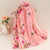 Embroidered Scarf with Floral Patterns Perfect for Every Season