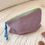 Lightweight Plaid Cosmetic Bag for Travel and Everyday Use