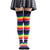 Fun & Colorful Rainbow Stripes Over the Knee Stretchy Long Socks