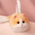 Winter Plush Cute Realistic Cat One-shoulder Design Handbag