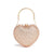 Luxury Diamond Inlay Heart Shape Evening Clutch Bag