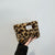 Fluffy Leopard Print Plush Cosmetic Handbag for Travel and Touch-Ups