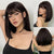 Fresh Style Women's Straight Bob Cut with Bangs for Daily Glam