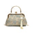 Vintage-style Floral Embroidered Clutch Handbag for Women