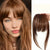 Instant Hair Change with Clip-In Wispy Fringe Bangs Hair Extensions