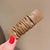 Pleated Faux-leather Hair Clips for Women’s Fashion