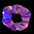 LED Luminous Elastic Solid Color Women's Hair Scrunchies