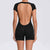 Women's Padded Sporty Jumpsuit for Gym and Fitness Workouts