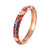 Beautiful Enameled Floral Bangle Bracelets for Women’s Fashion
