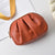 Solid Color Pleated Double Zipper Design Mini Coin Purse