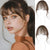 Versatile and Natural-Looking Clip-In Curtain Bangs Hair Extension