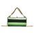 Cylindrical Metallic Shoulder Bag with Thick Chain Handle