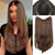 Long Layered Clip-In Hair Extensions with V-Shape Style
