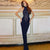 Women’s Lace Maxi Dress with Halter Neck and Backless Style