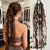 Bohemian Style Braided Ombre Color Ponytail Hair Ties