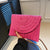 Flat Envelop Style Woven Straw Crossbody Shoulder Bags