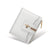Women's Leather Wallet with Magnetic Snap and Gold Bee Accent