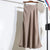 High Rise Satin Skirt with Stretch Waist for Women