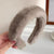 Stylish and Warm Thick Plush Faux Fur Headbands with Soft Padding