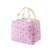 Cute Strawberry and Floral Print Thermal Insulation Lunch Bag