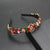 Baroque-Inspired Jeweled Headbands with Multicolored Rhinestones