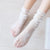 Women's Breathable Sheer Lace Transparent Floral Socks