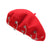Decorative Punk Rock Style Metal Rings Winter Beret Hats