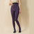 Women's Elastic High Waist Tights with Bold Stripe Design