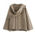 Oversized Plush Winter Cape-style Jackets for Women