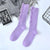Trendy Ripped Knit Socks for Women in Punk Goth Style