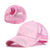 Camouflage Messy Hair Bun Snapback Baseball Hats for Women